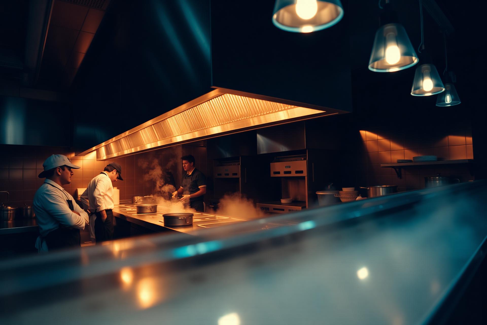 OH Grease Trap Pumping crew servicing a San Diego commercial restaurant kitchen